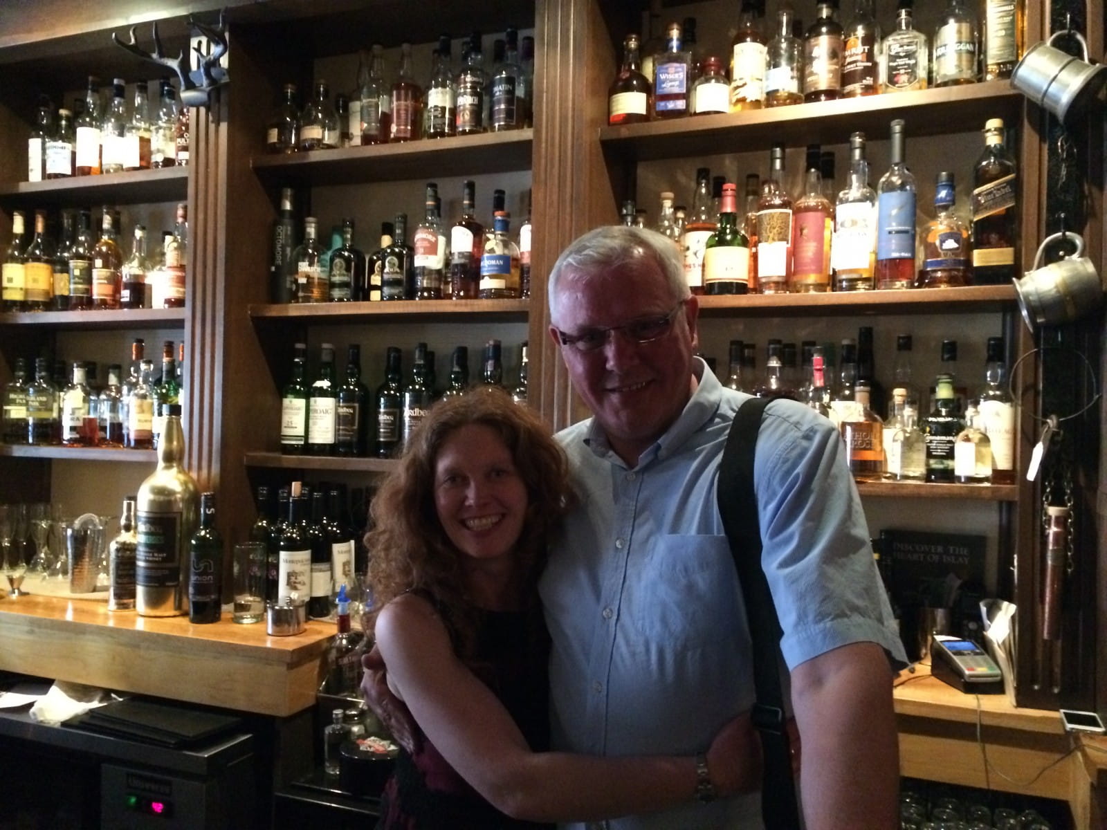 Paul, and Donna from the Caledonian Bar Toronto our twined Bar